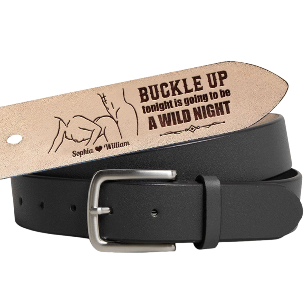 Personalized Gifts For Couple Leather Belt